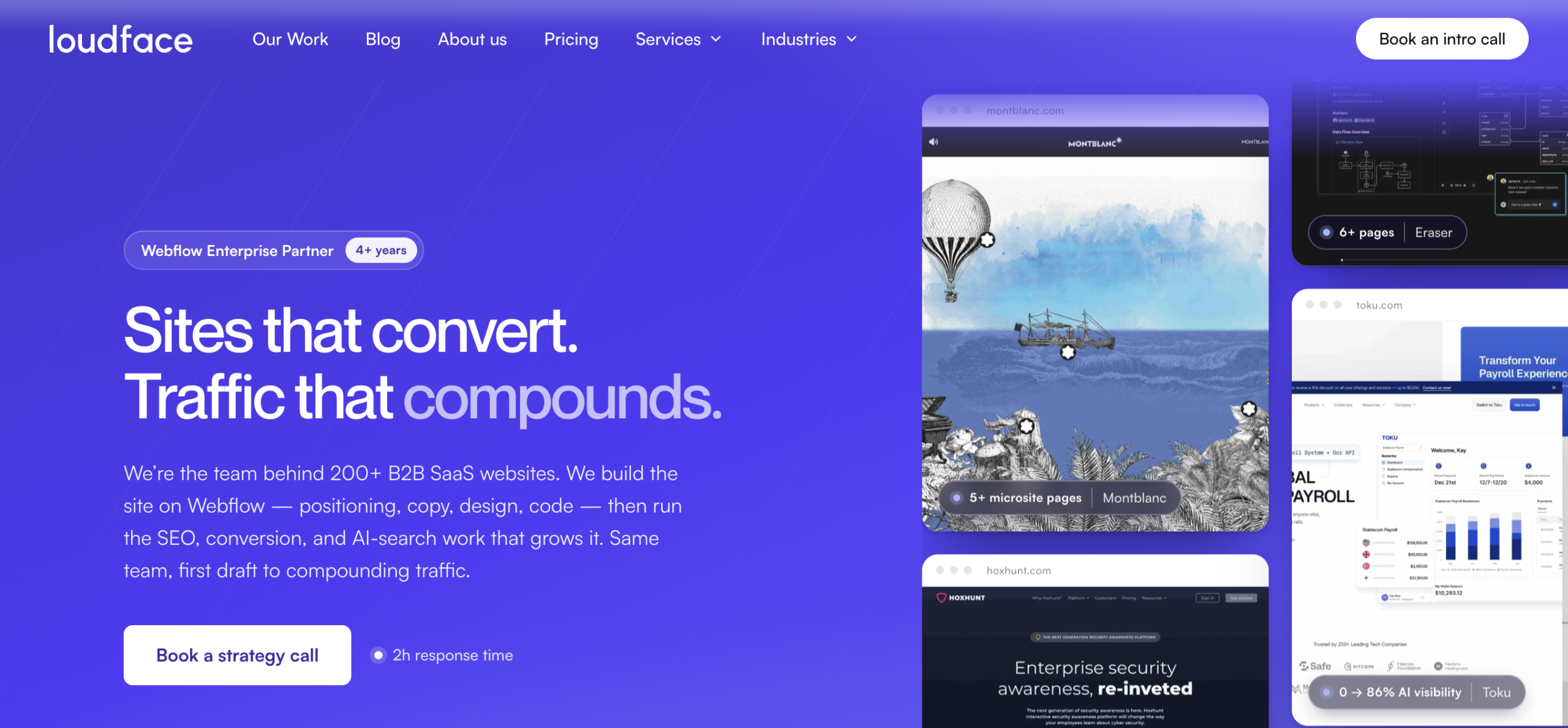 LoudFace - SaaS AEO agency