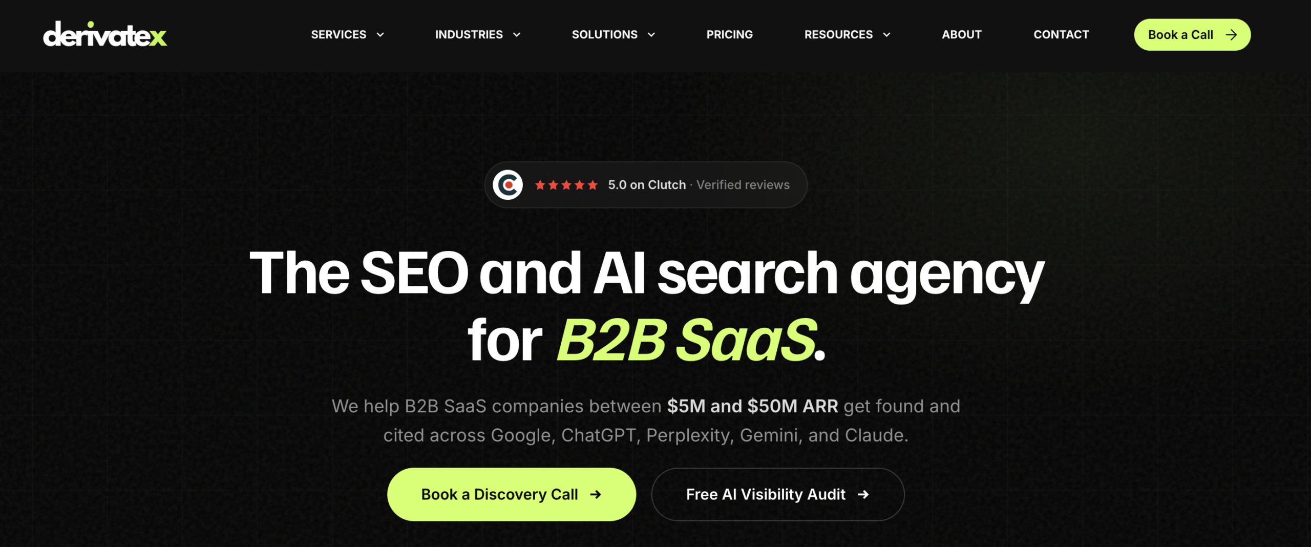 DerivateX - AEO agency for SaaS