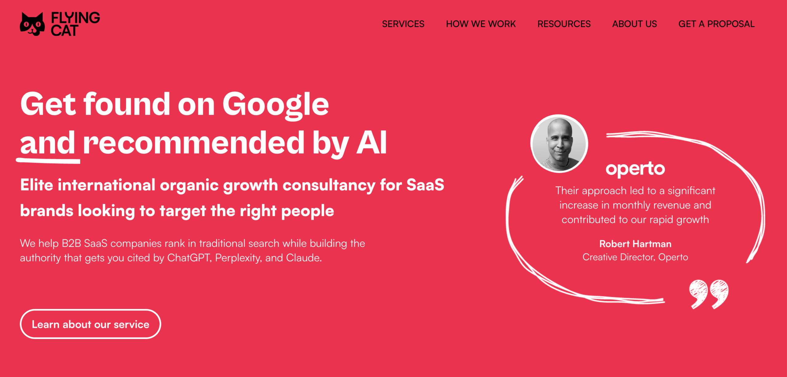 Flying Cat Marketing - saas link building agency