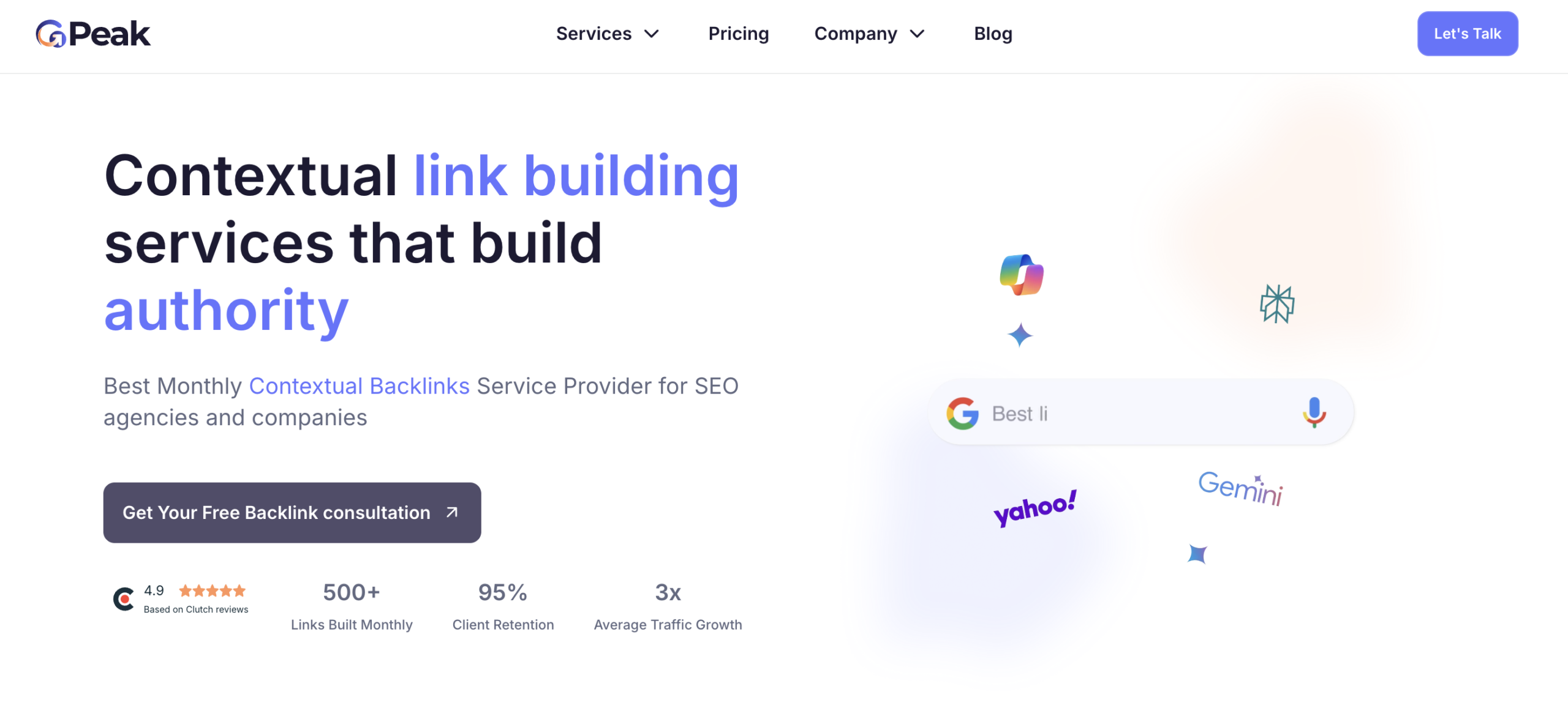 GoPeak - saas link building services