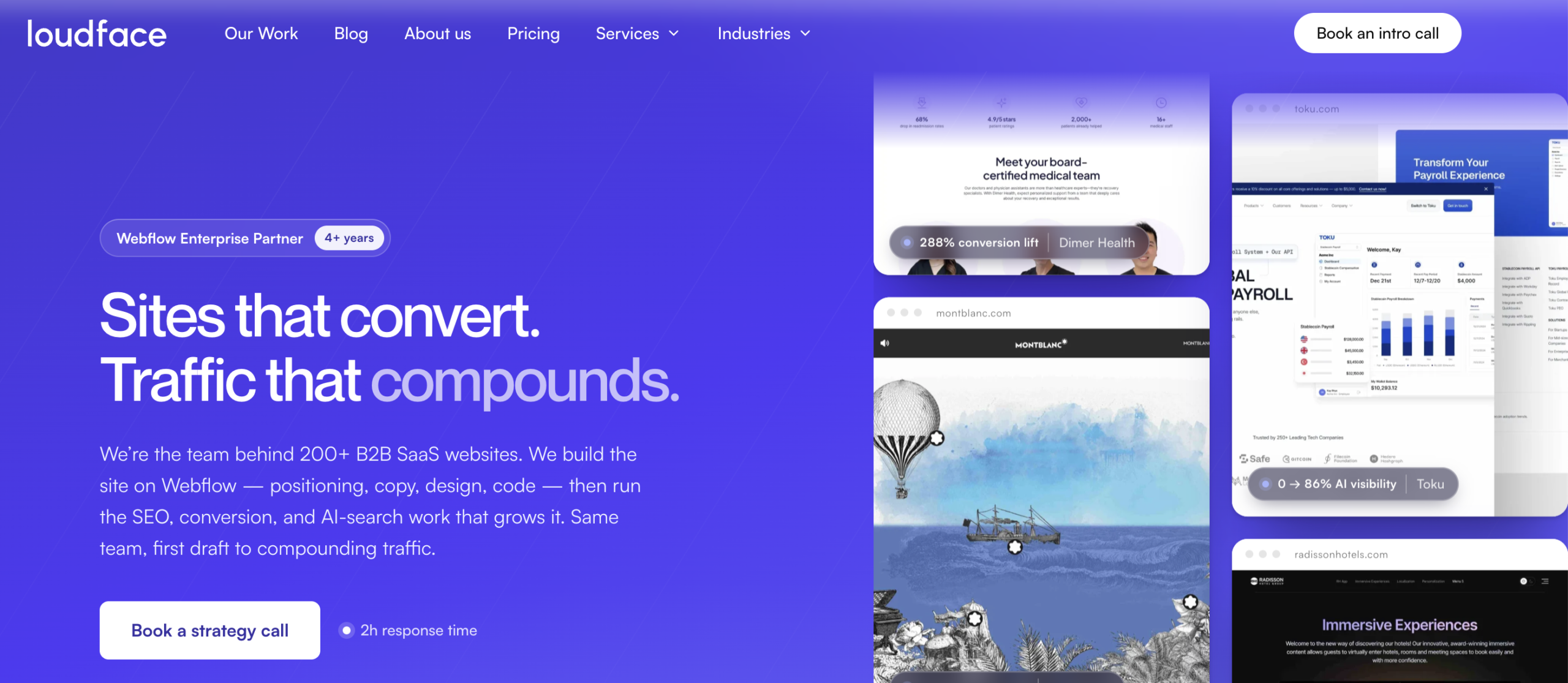 LoudFace - saas seo services