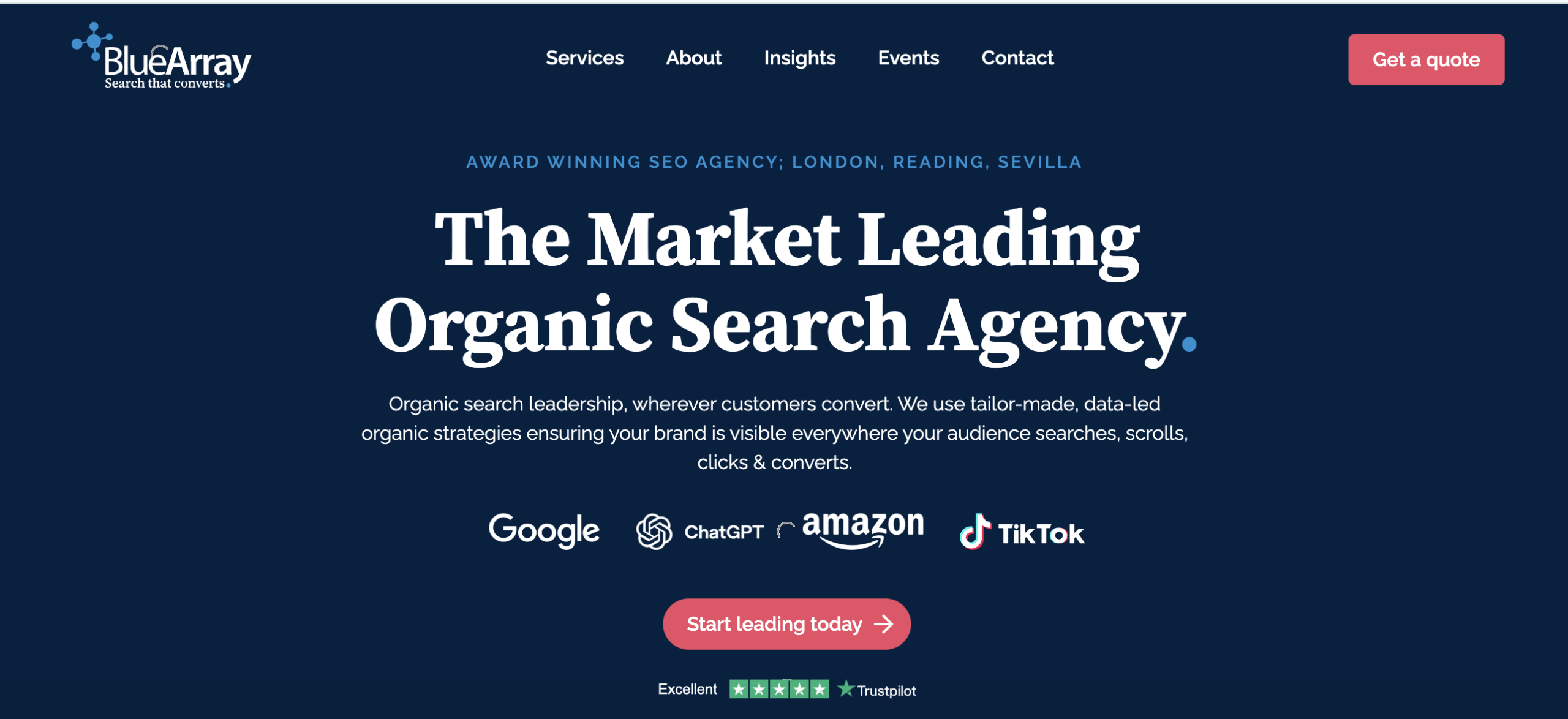 Blue Array - seo agency for b2b