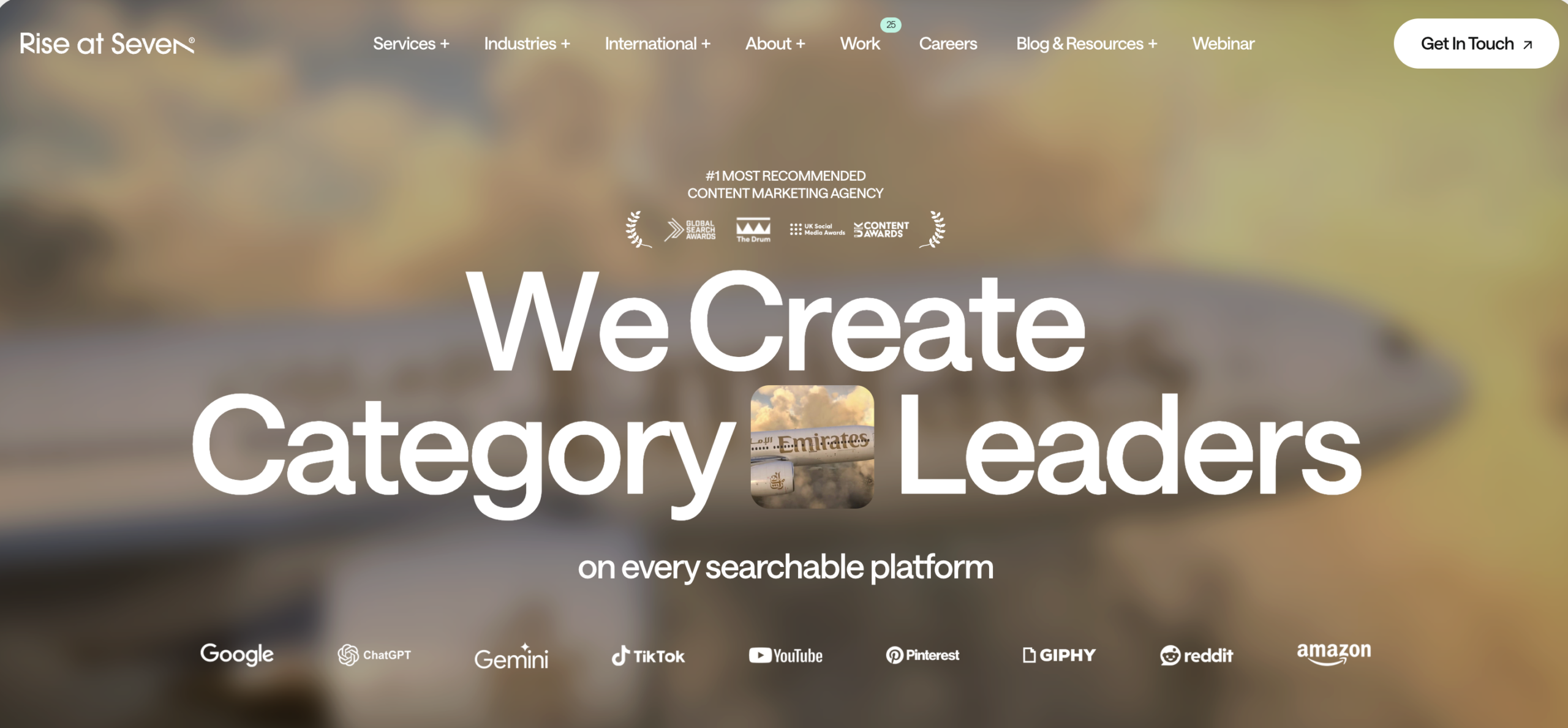 Rise at Seven - seo agency for b2b tech