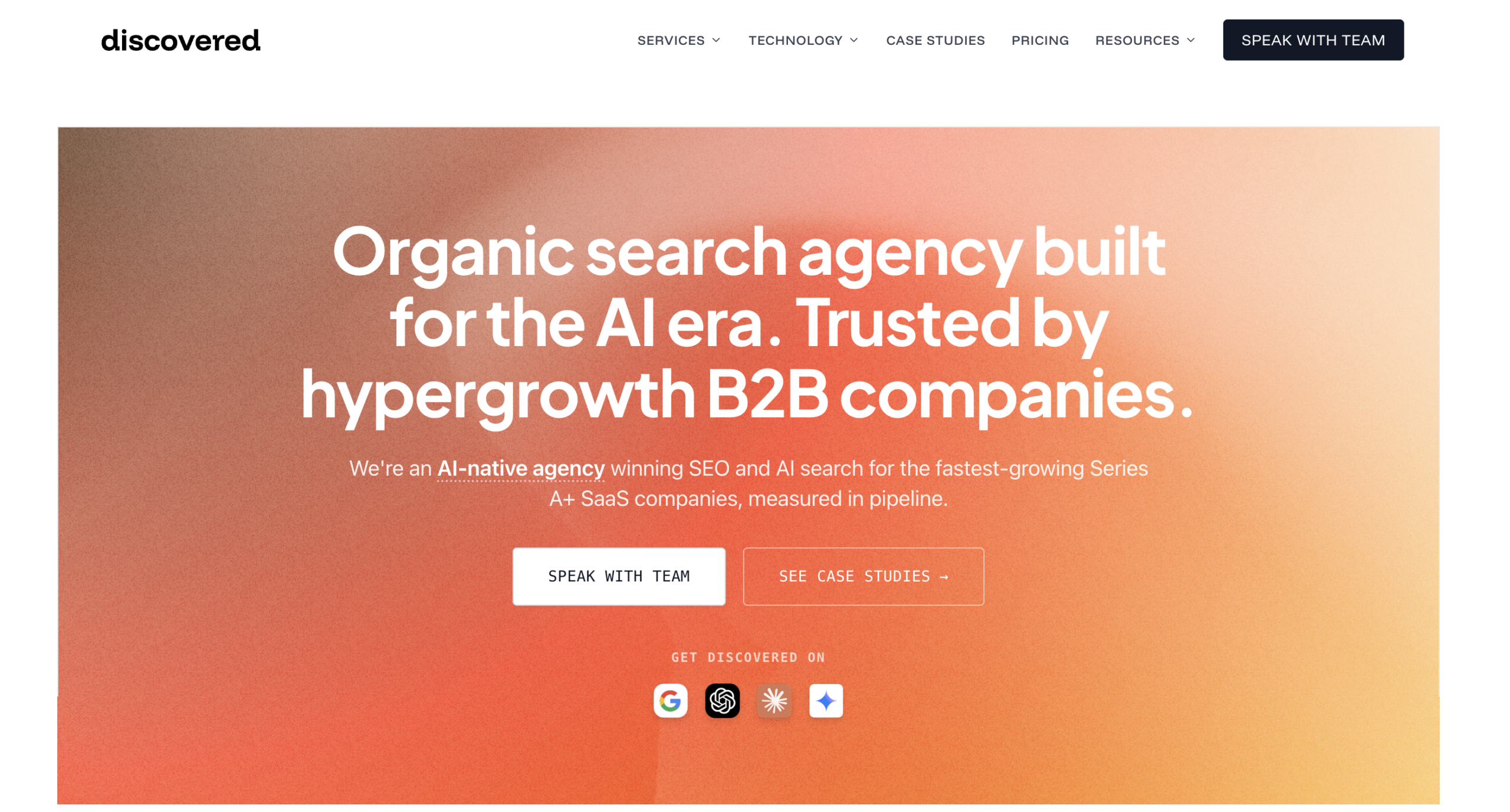 Discovered Labs - seo geo agency