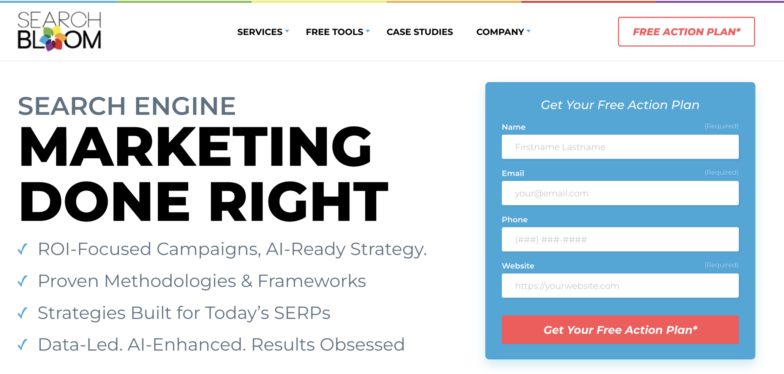 Searchbloom - Enterprise SEO for ROI-Focused Multi-Channel Campaigns