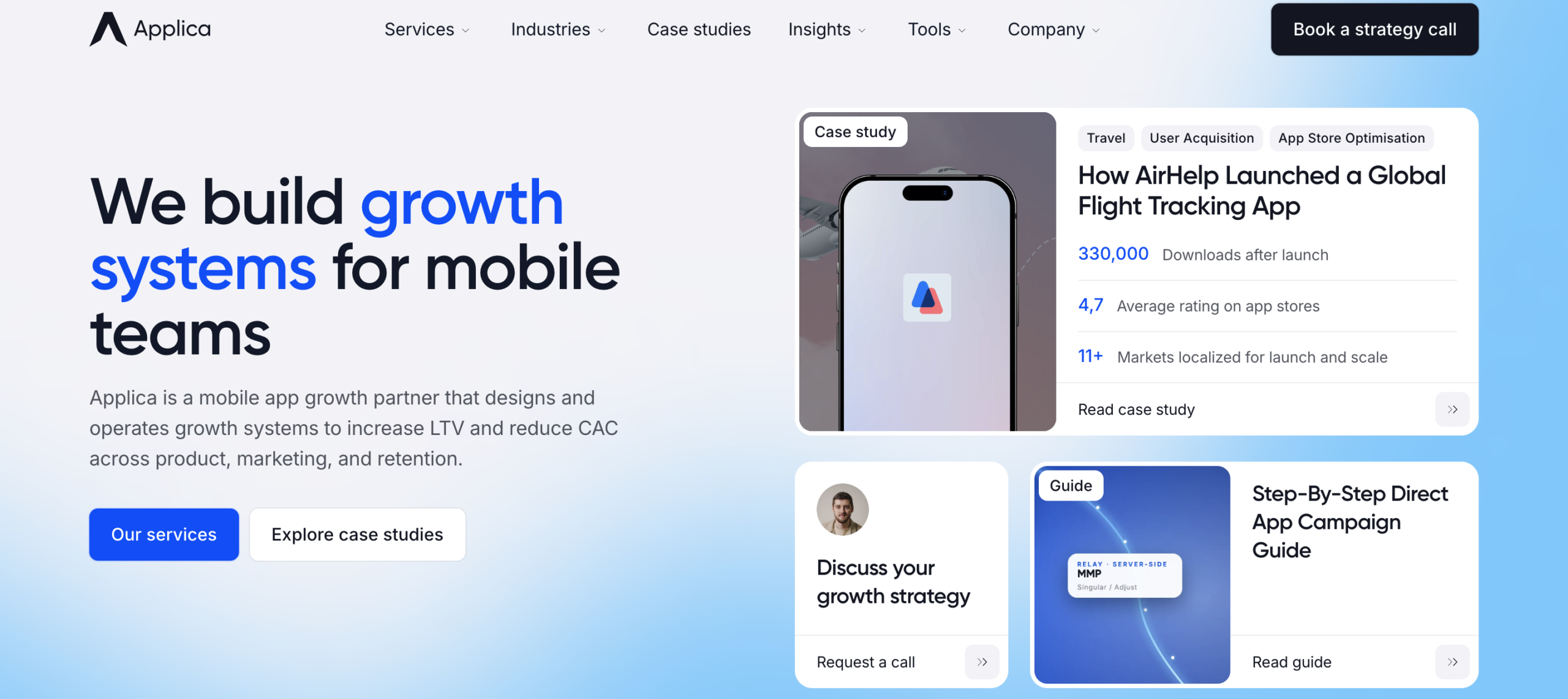 Applica: best user acquisition agencies