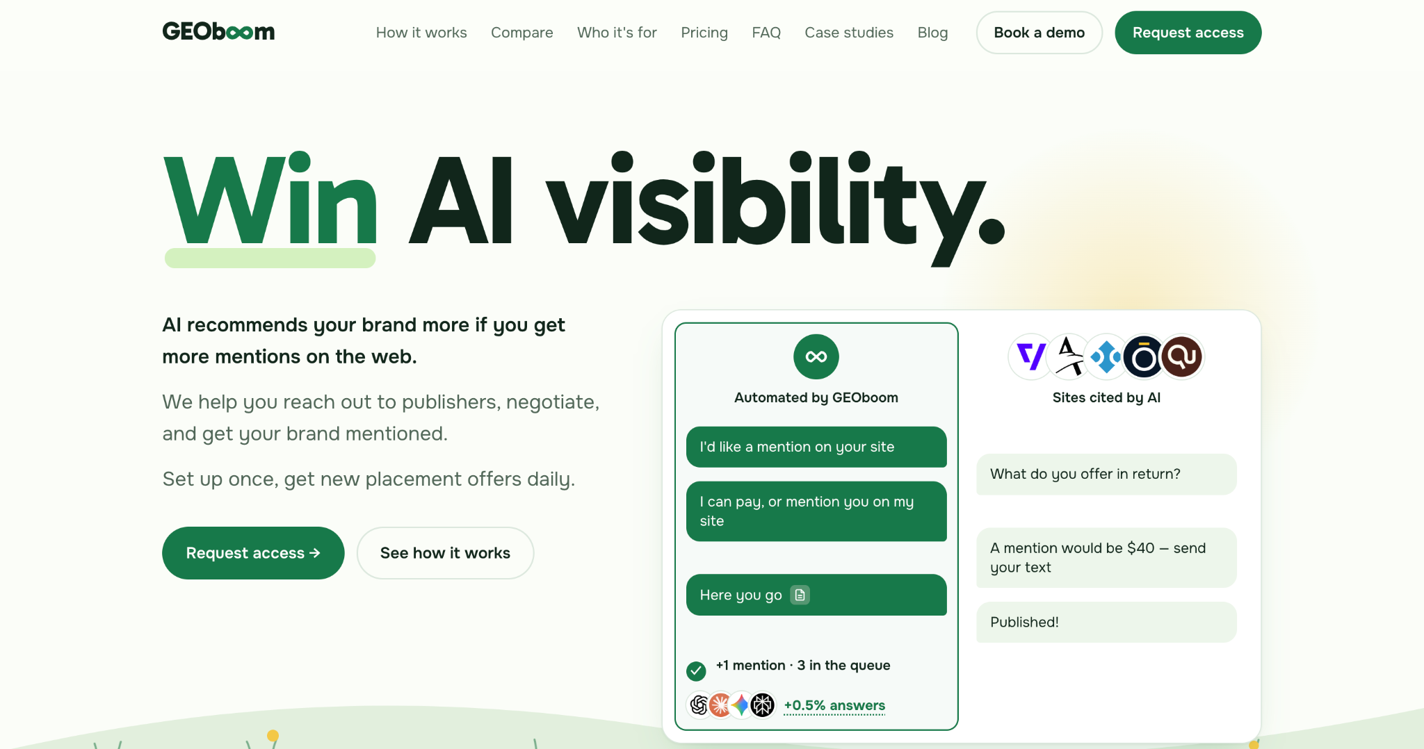 GEOboom: best ai tools for backlink outreach